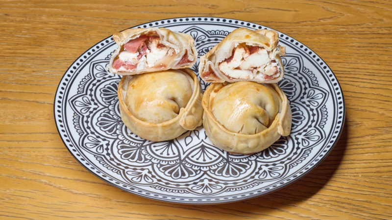 Guava and cheese empanada