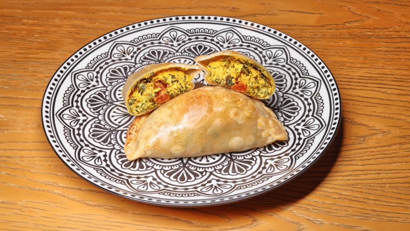 Spinach empanada